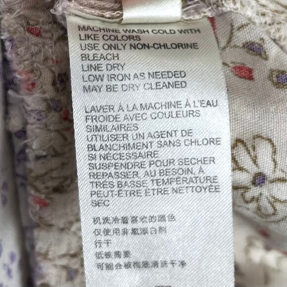 Floral Tiered Button-Front Mini Dress in Pastel Pink - Picture 11 of 16